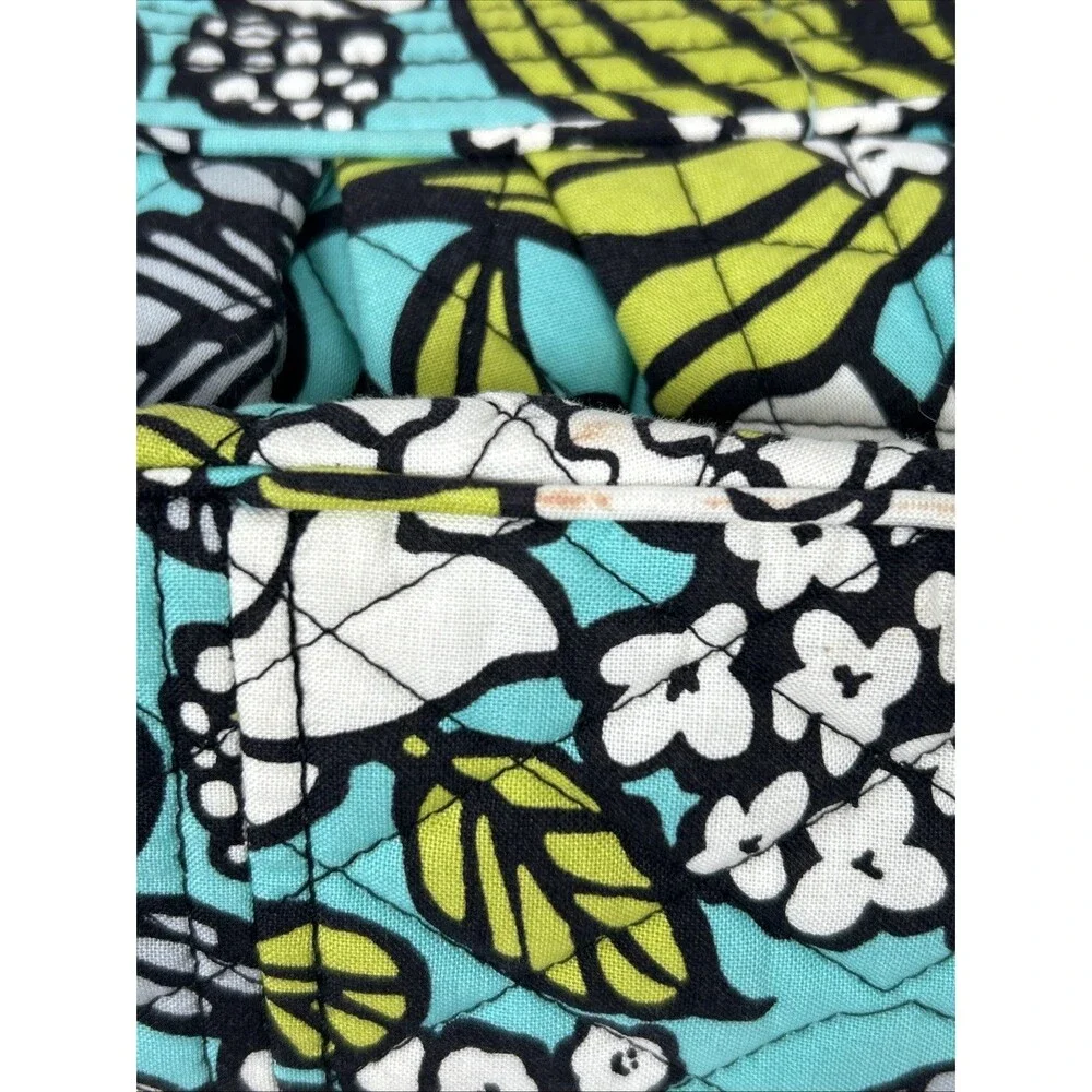 Vera Bradley Women's Island Blooms Frannie Crescent Crossbody Bag Purse Pleated